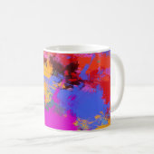 Zebra-Malerei Kaffeetasse (VorderseiteRechts)