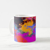 Zebra-Malerei Kaffeetasse (Vorderseite Links)