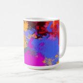 Zebra-Malerei Kaffeetasse (VorderseiteRechts)