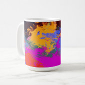 Zebra-Malerei Kaffeetasse (Vorderseite Links)