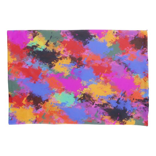 Zebra-Malerei Kissenbezug (Vorderseite)