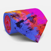 Zebra-Malerei Krawatte (Gerollt)