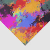 Zebra-Malerei Seidenpapier (Detail)