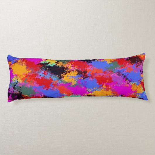 Zebra-Malerei Seitenschläferkissen (Rückseite)