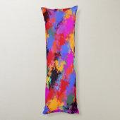 Zebra-Malerei Seitenschläferkissen (Rückseite (Vertikal))