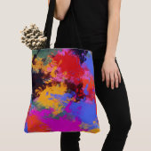 Zebra-Malerei Tasche (Von Nahem)