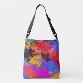 Zebra-Malerei Tragetaschen Mit Langen Trägern (Rückseite)