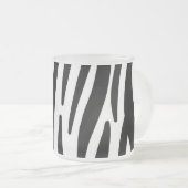 Zebra Mattglastasse (VorderseiteRechts)