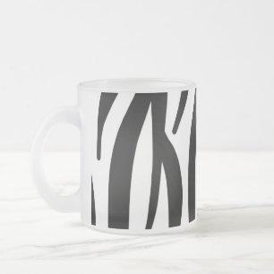 Zebra Mattglastasse