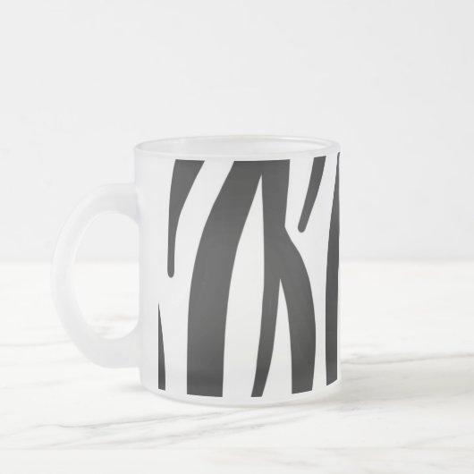 Zebra Mattglastasse (Links)