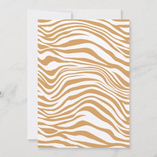 Zebra meerkat Dschungelsafari Wildtiere Kinder Bus Einladung (Rückseite)