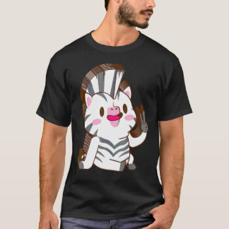 Zebra Mehrschicht Frieden Entspannt Niedlich Ästhe T-Shirt