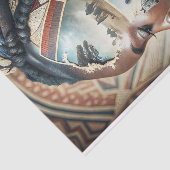 Zebra Memory African Journey Calm Decoupage Seidenpapier (Ausschnitt)