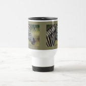 Zebra-Metallreise-Tasse Reisebecher (Mittel)
