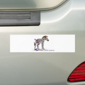 Zebra mit Band large.png Autoaufkleber (Auf Auto)