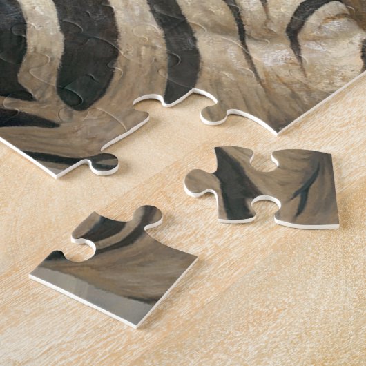 Zebra mit Colt Puzzle (Seite)