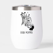 Zebra mit gefleckten schwarzen Streifen (Vorderseite)