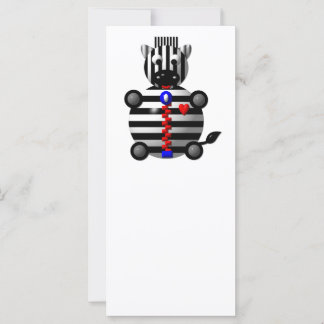 Zebra mit Reißverschluss