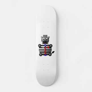 Zebra mit Zipper Skateboard