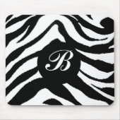 Zebra-Monogramm, Mousepad (Vorne)