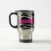 Zebra-Monogramm-Reise-Tassen Reisebecher (Links)