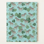 Zebra Monstera Pattern Planer (Rückseite)