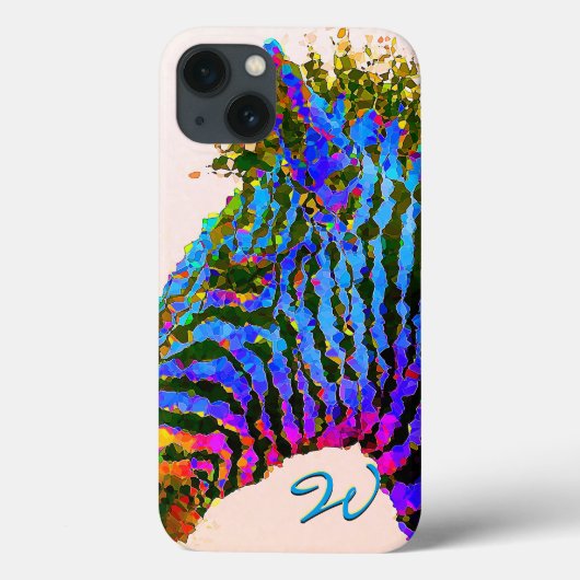 Zebra Mosaik Art. 1 Case-Mate iPhone Hülle (Rückseite)