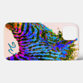 Zebra Mosaik Art. 1 Case-Mate iPhone Hülle (Rückseite (Horizontal))