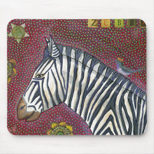 Zebra Mousepad (Vorne)