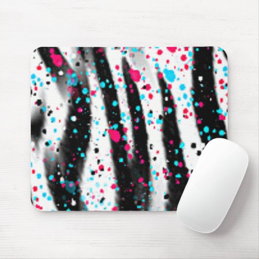 Zebra Mousepad (Mit Mouse)
