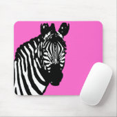 Zebra. Mousepad (Mit Mouse)