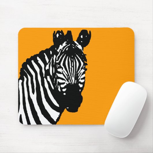 Zebra. Mousepad (Mit Mouse)
