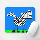 Zebra Mousepad (Mit Mouse)