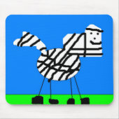 Zebra Mousepad (Vorne)