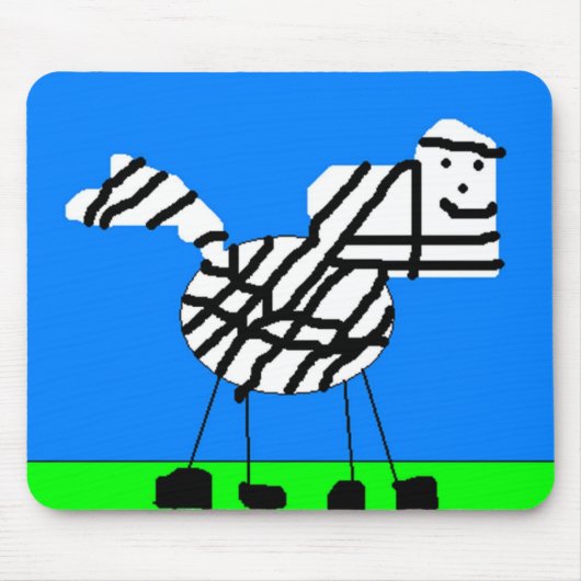 Zebra Mousepad (Vorne)
