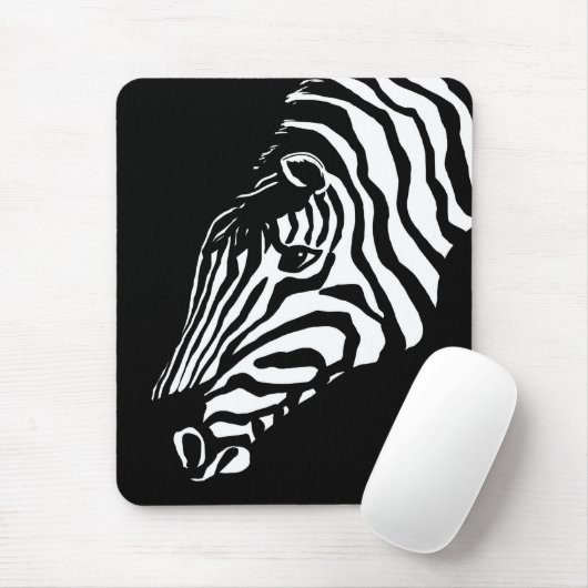Zebra Mousepad (Mit Mouse)