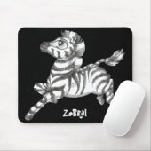 Zebra Mousepad (Mit Mouse)