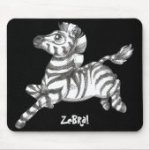 Zebra Mousepad (Vorne)