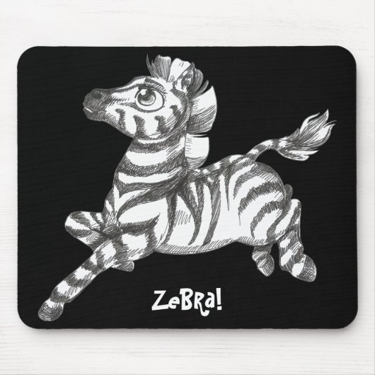 Zebra Mousepad (Vorne)