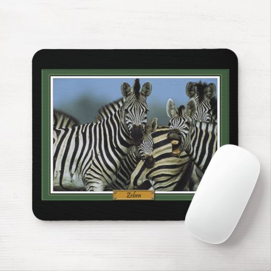 Zebra Mousepad (Mit Mouse)