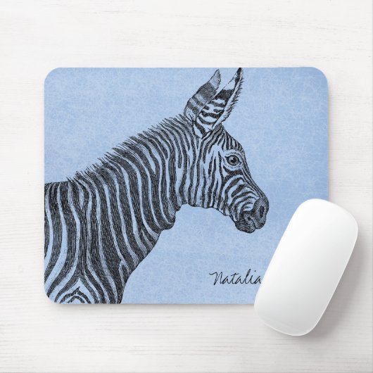 Zebra Mousepad (Mit Mouse)