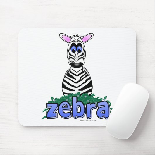 ZEBRA MOUSEPAD (Mit Mouse)