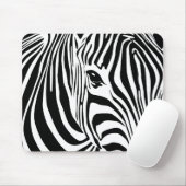 Zebra Mousepad (Schwarzes) (Mit Mouse)