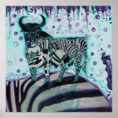 Zebra Move Poster (Vorne)