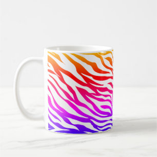 Zebra Multicolore Skin Stripes Pattern-22164 Kaffeetasse