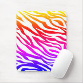 Zebra Multicolore Skin Stripes Pattern-22164 Mousepad (Mit Mouse)