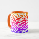 Zebra Multicolore Skin Stripes Pattern-22164 Tasse (Vorderseite Links)