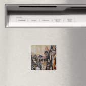 Zebra Mural Magnet (In Situ (Geschirrspüler))