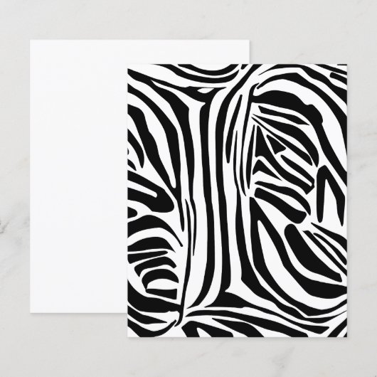 Zebra-Muster (Vorne/Hinten)