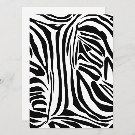 Zebra-Muster (Vorne/Hinten)